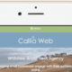 callia web website on iphone featured image