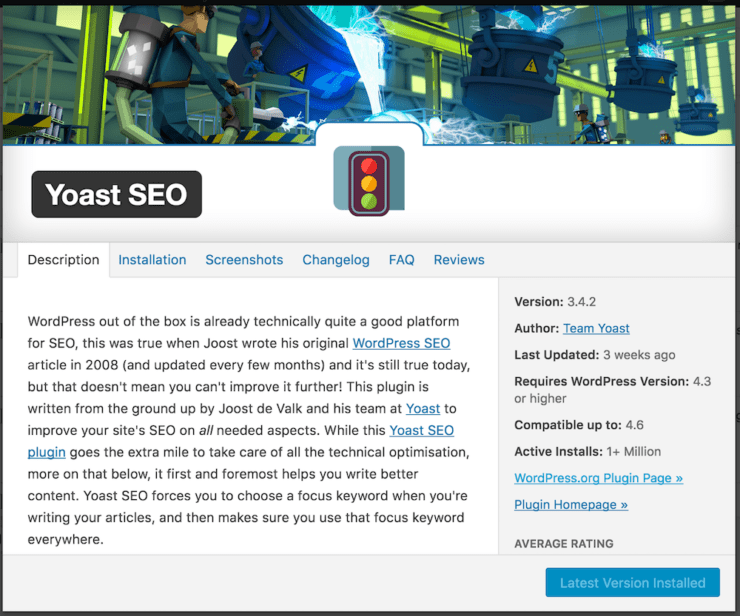 Yoast SEO description