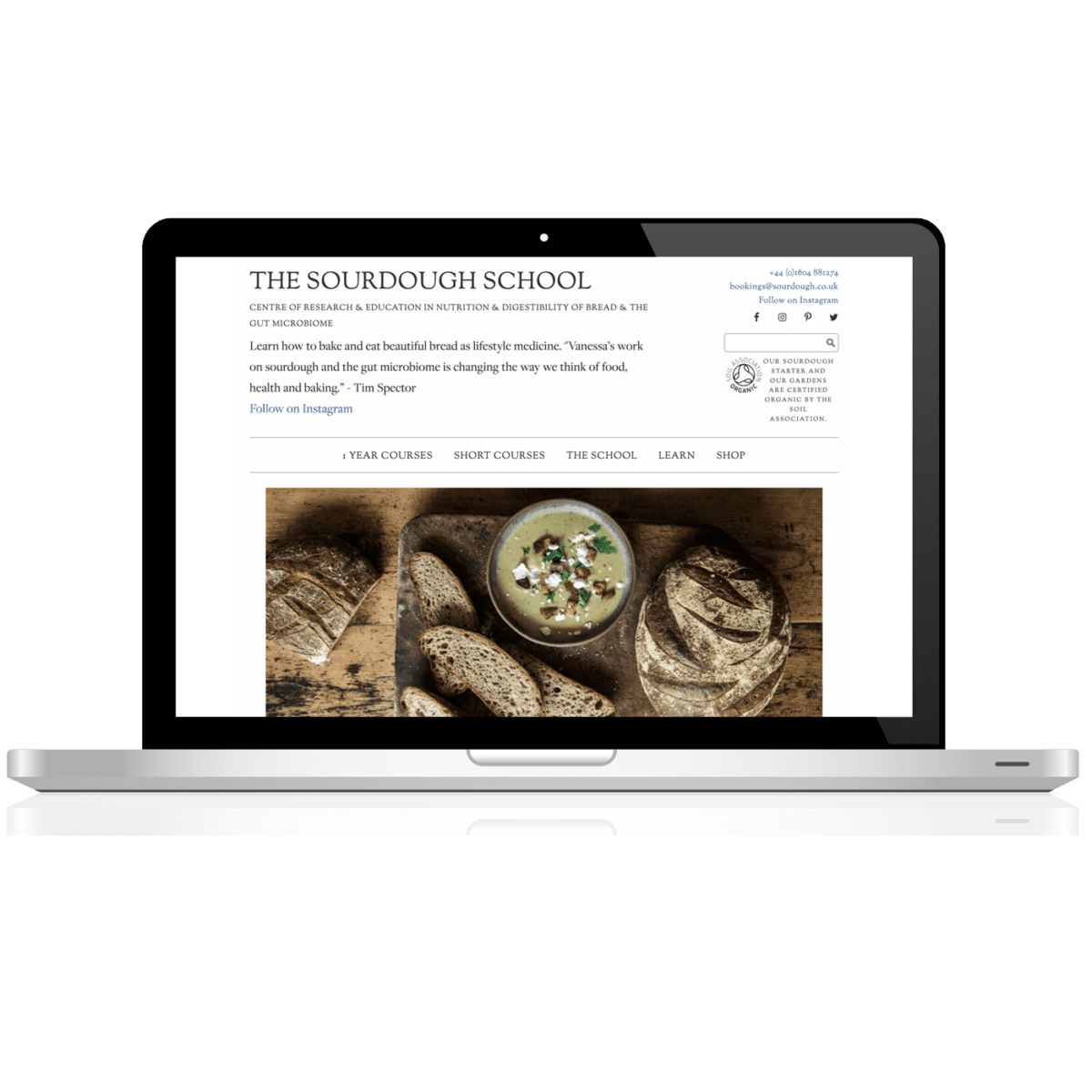 sourdough School website