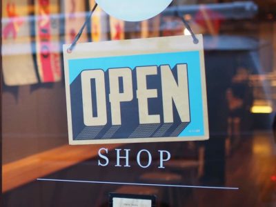 open sign
