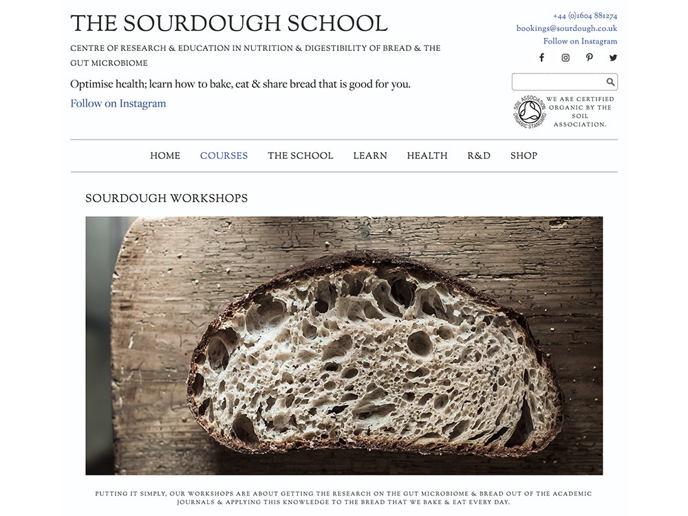 Sourdough School courses