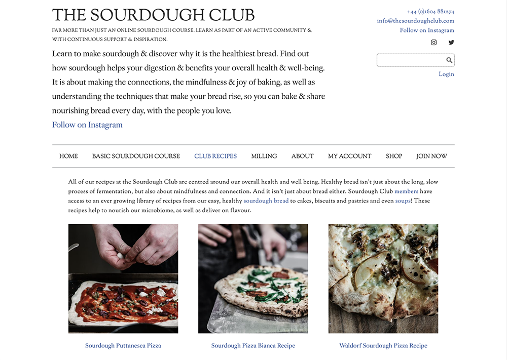 Sourdough Club member recipes