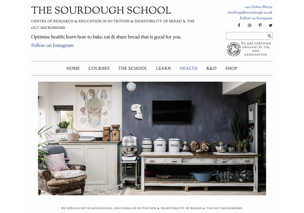 Sourdough School health and research