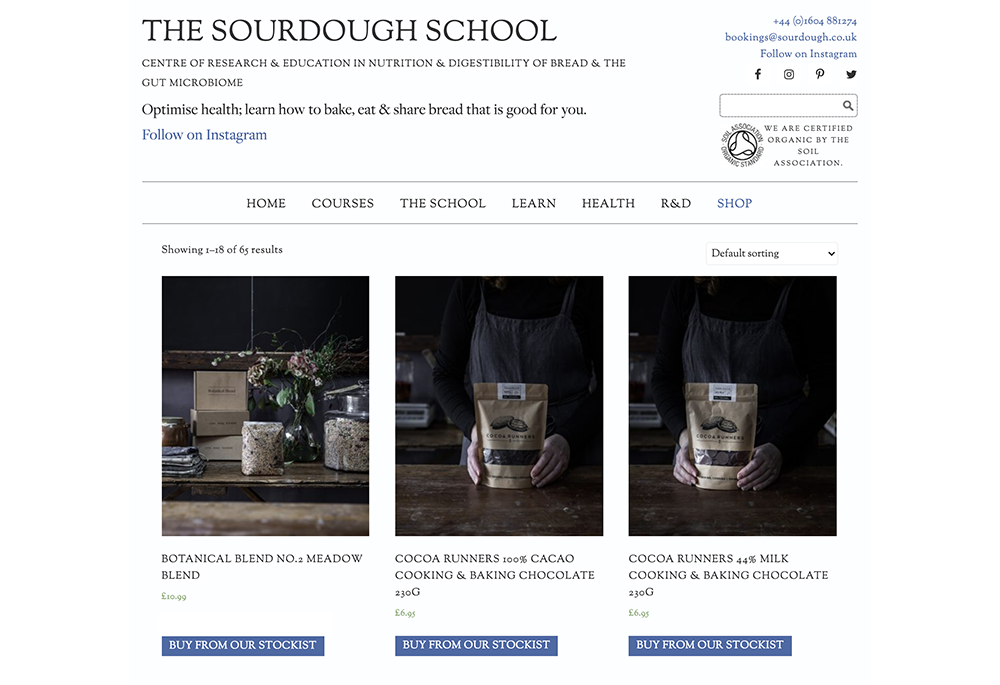 Sourdough School shop