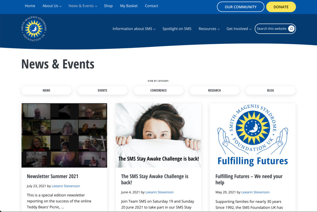 SMS Foundation news and events archive