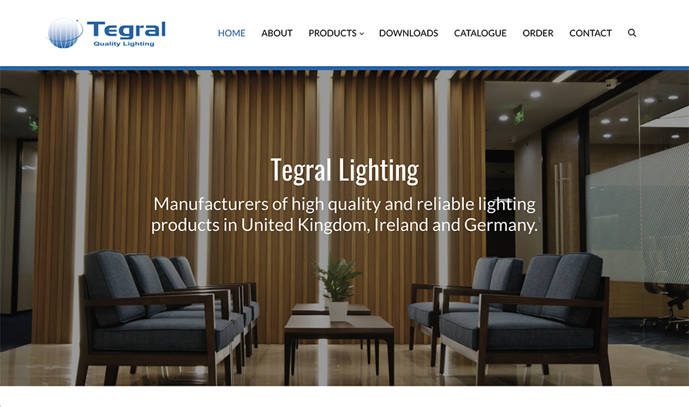 Tegral Lighting home slider