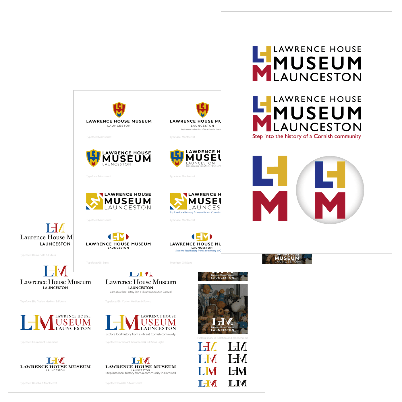 Lawrence House Museum logo designs