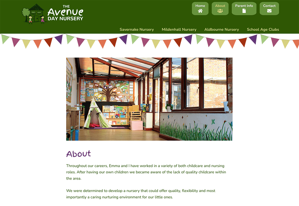 Avenue Nursery about page