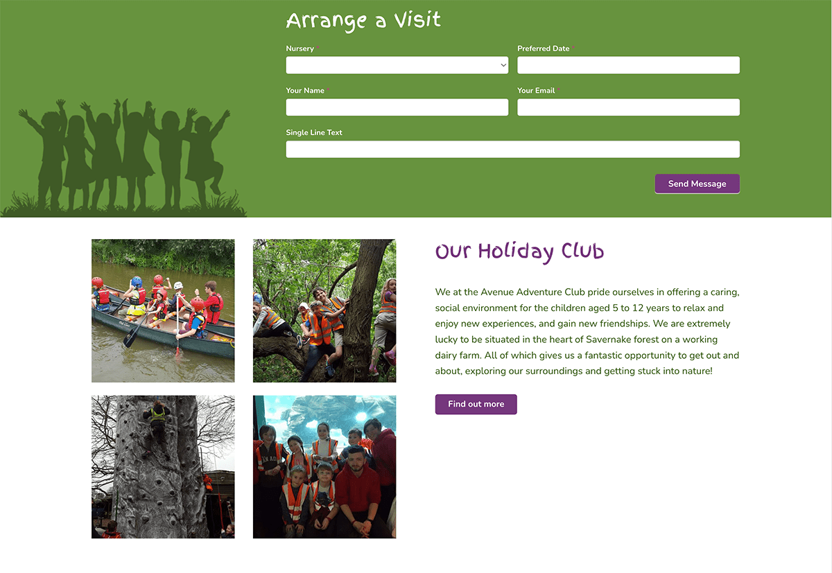 Avenue Nursery arrange a visit